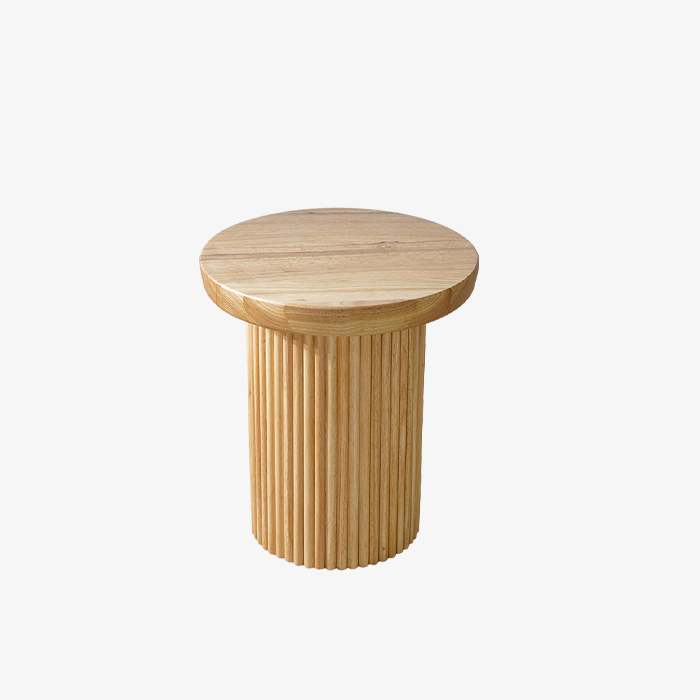 Table d\'appoint ronde en bois de salon pour chambre à coucher West Elm