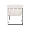 Modern White Lounge Chair Indoor Sofa Living Room Armchair