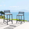Chaises de bar à tabouret haut moderne d'arrière-cour