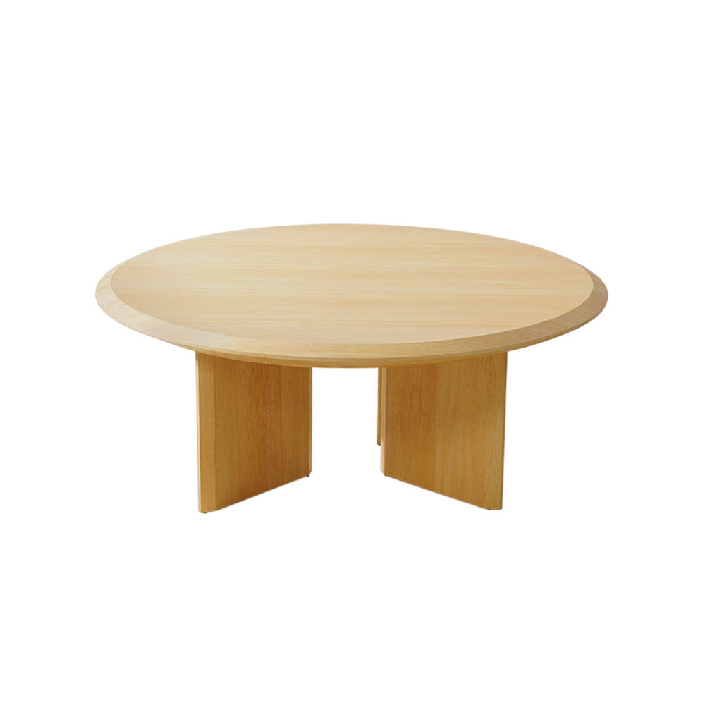 Table basse minimaliste en bois massif pour ensembles de meubles de salon