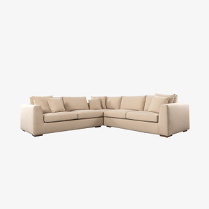 Canapé minimaliste sectionnel en forme de L