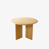 Minimalist Solid Wood Small Round Dining Table 4 Legs