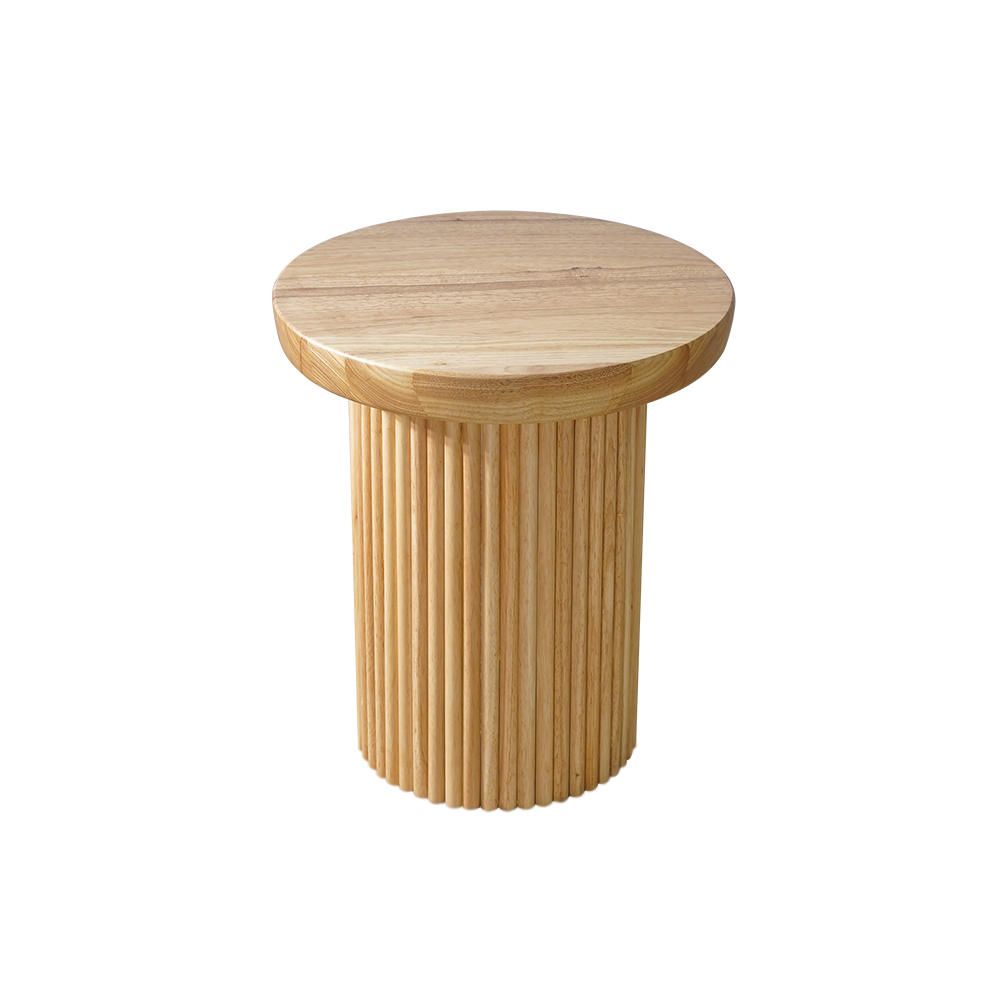 Table d\'appoint ronde en bois de salon pour chambre à coucher West Elm