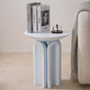 Luxury Sky Blue Unique Design Fiberglass Side Table / Nightstand