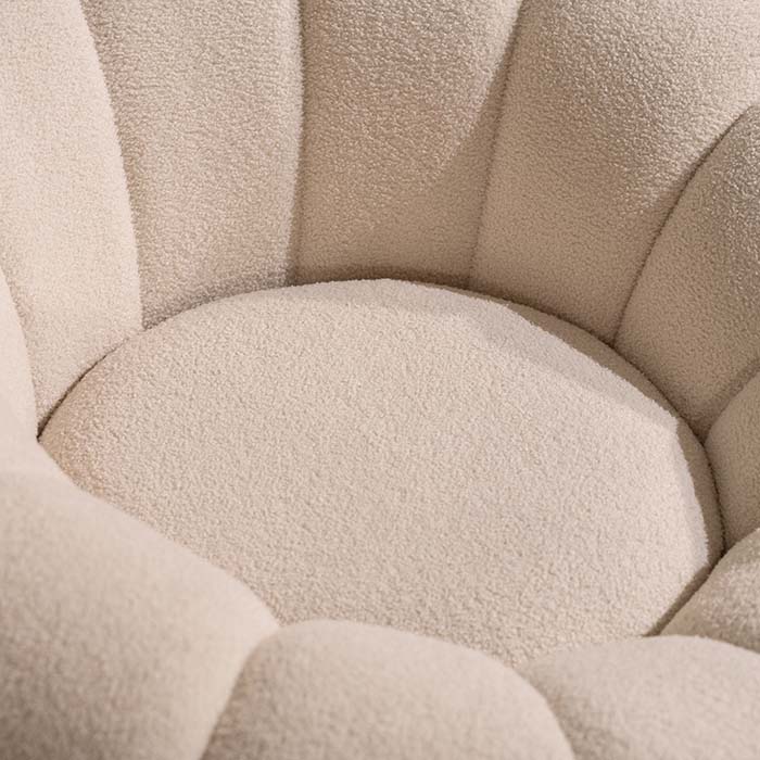 Pumpkin Lazy Swivel Sofa Chair Nordic Cloud Cute Chair