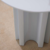 Luxury Sky Blue Unique Design Fiberglass Side Table / Nightstand