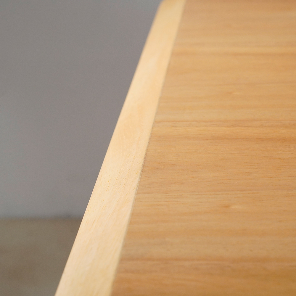 Ensemble de table à manger carrée en bois de ferme minimaliste pour 4 personnes