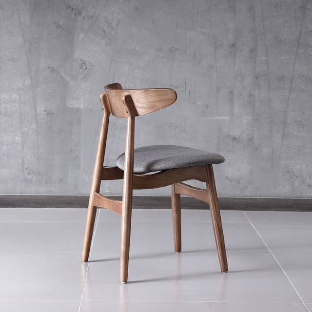 Ensembles de meubles de cuisine et de salle à manger de chaise de salle à manger en bois minimaliste
