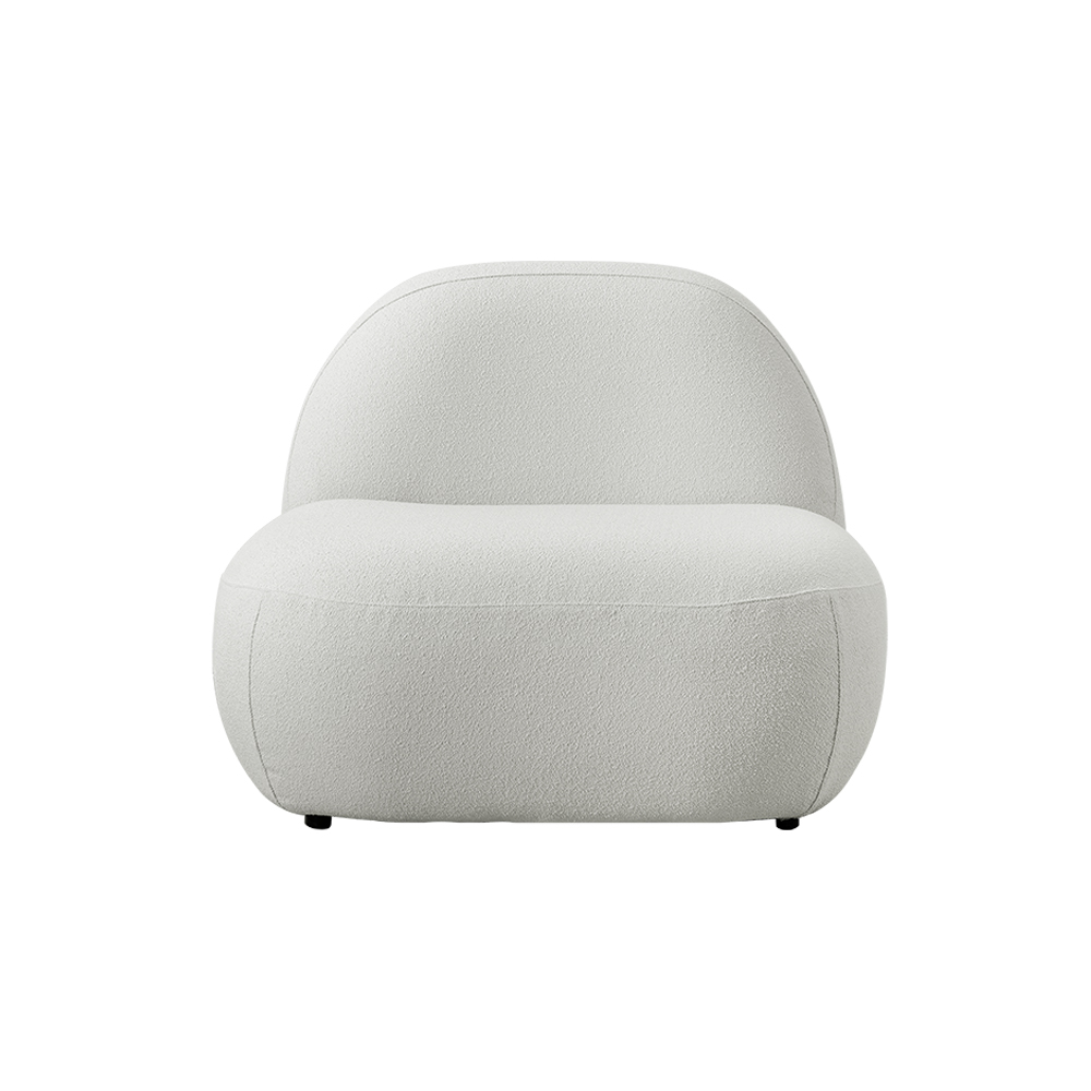 Chaise longue d\'intérieur lavable amovible pour meubles de salon chambre à coucher blanche