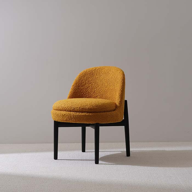 Modern Upholstered Back Support Lounge Chair Living Room