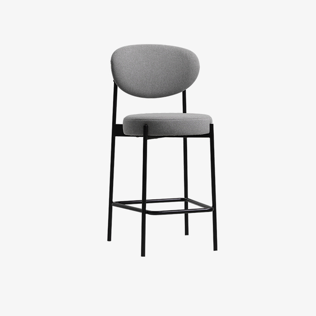 Tabouret de bar haut moderne et tabouret de comptoir avec dossier sans accoudoirs 