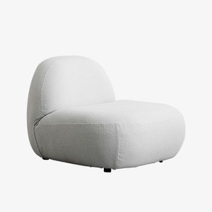 Chaise longue d'intérieur lavable amovible pour meubles de salon chambre à coucher blanche