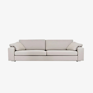 Canapé 3 places en tissu simple et moderne, meubles minimalistes 