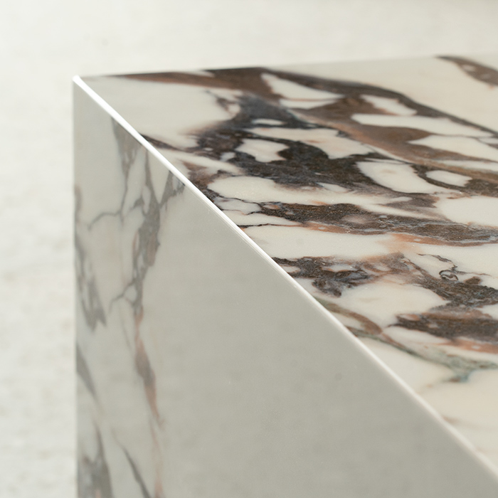 Luxury Modern Marble Square Low Coffee Table 