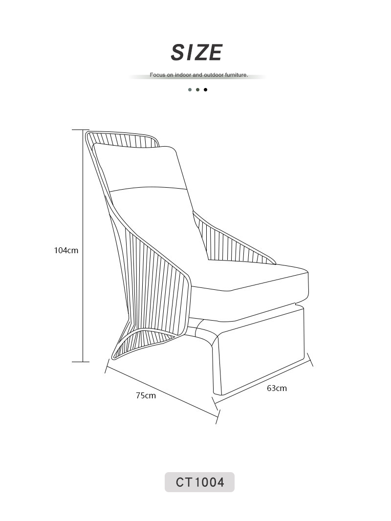 Chaise longue inclinable