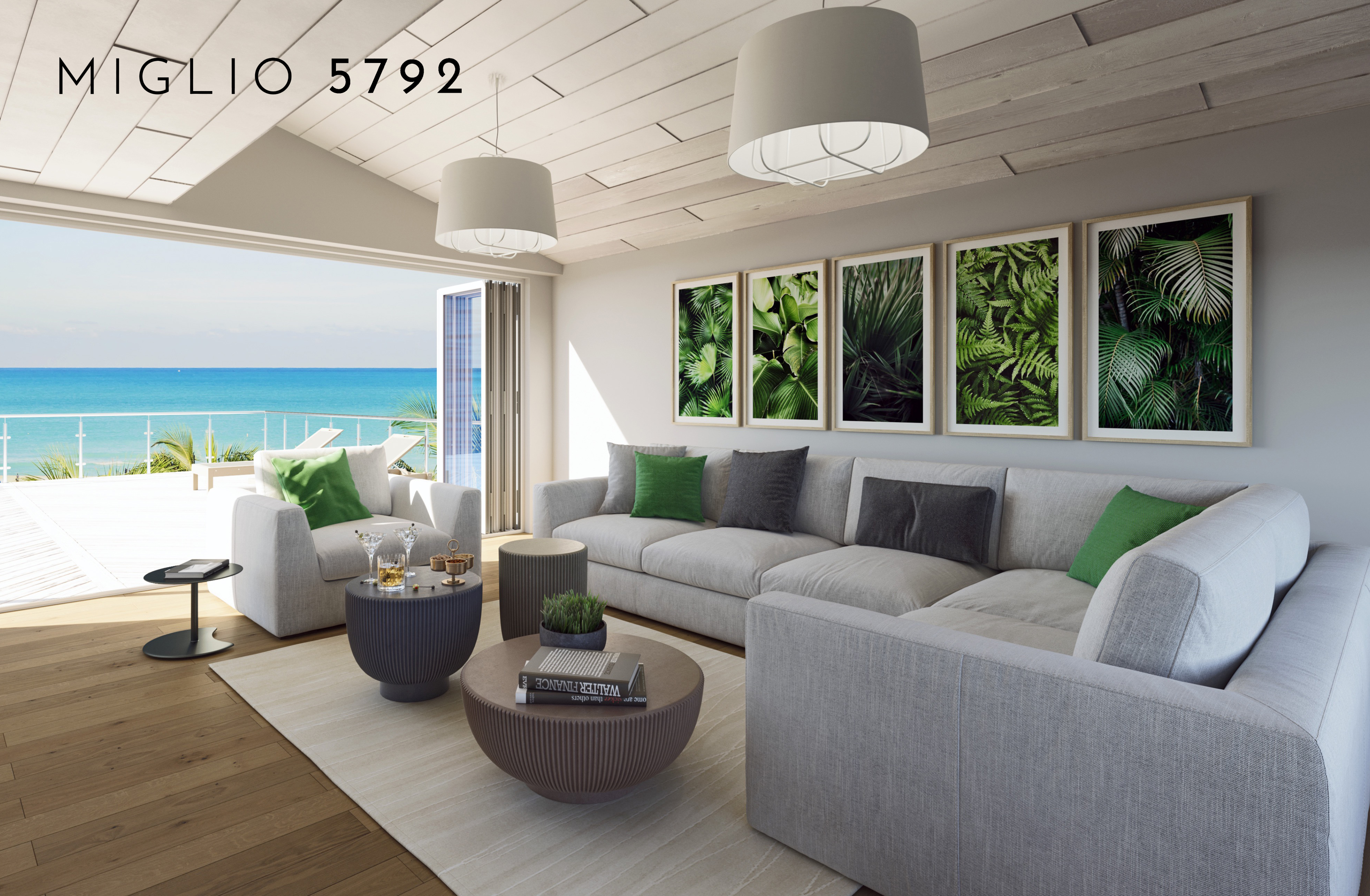 Conception de canap&eacute; en forme de L pour salon