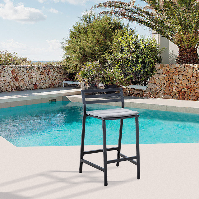 coussins de chaise d'ext&eacute;rieur &agrave; dossier haut