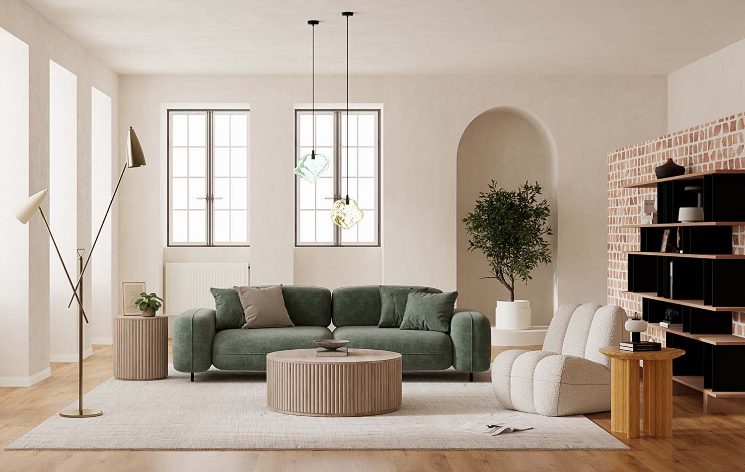 Découvrez le confort de rêve du canapé deux places minimaliste de MIGLIO