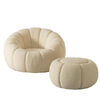 Pumpkin Lazy Swivel Sofa Chair Nordic Cloud Cute Chair