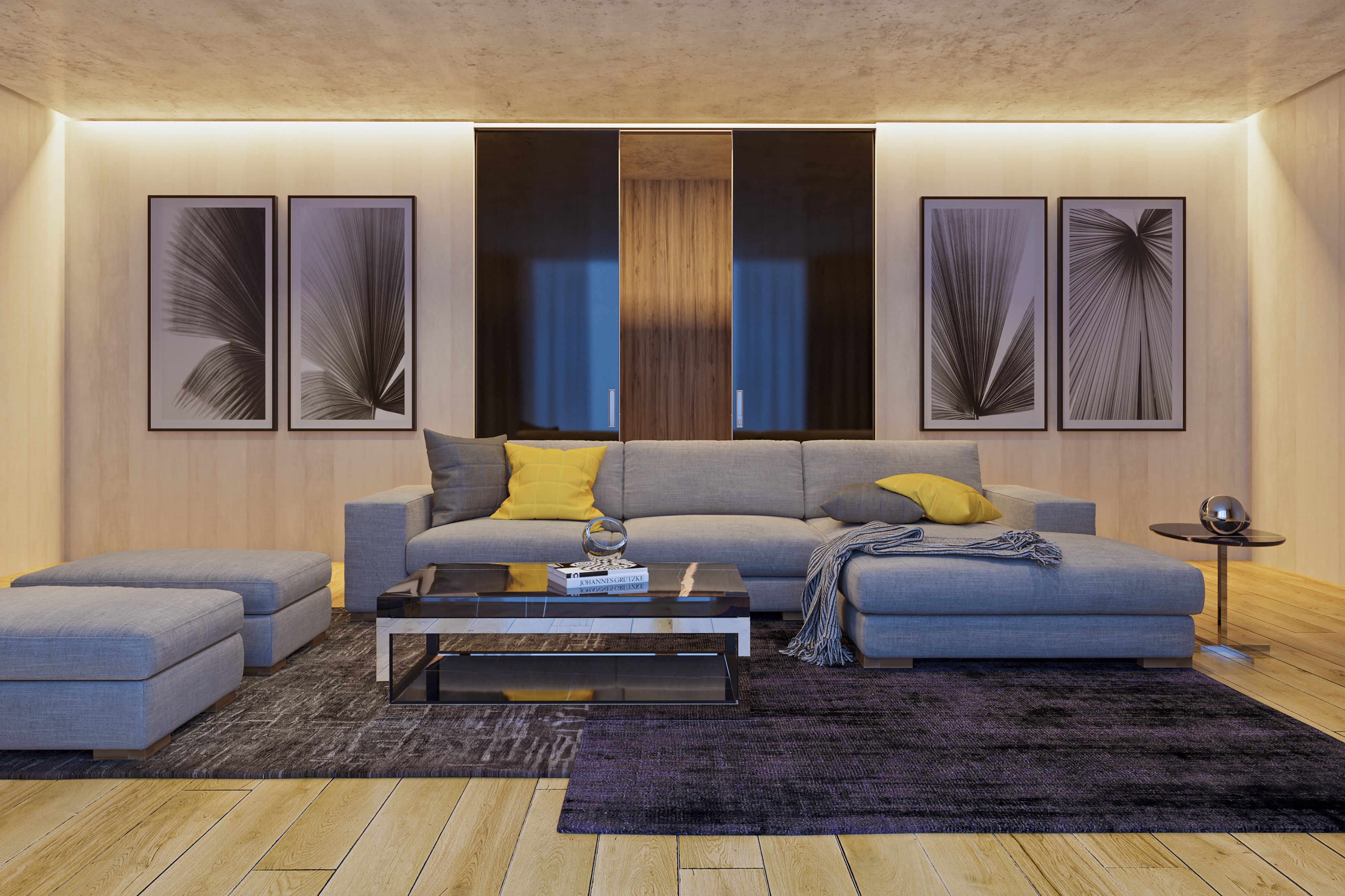 Canapé de salon combiné minimaliste