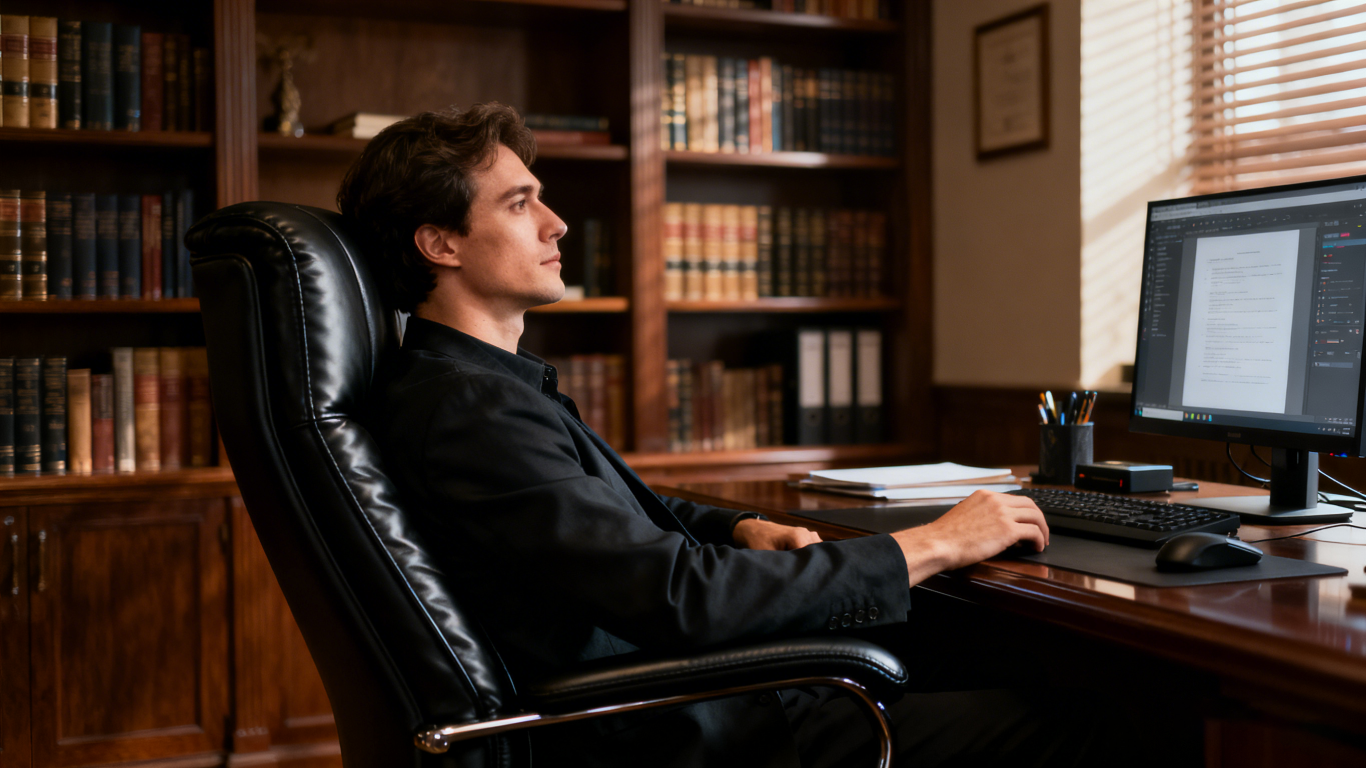 Améliorez votre espace de travail avec une chaise de bureau exécutive en cuir