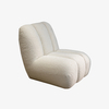 Chaise longue minimaliste avec canapé simple et boucle