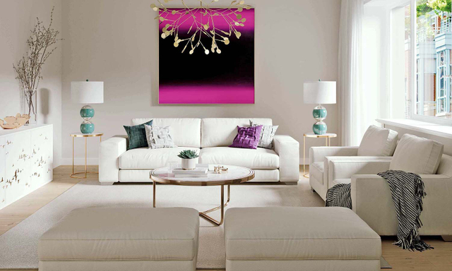 Canapé Italien 3 Places de Salon